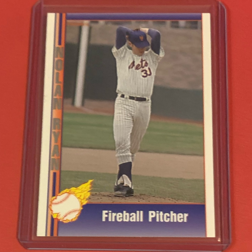 Fireball Pitcher #5 1991 Pacific Nolan Ryan Baseball Trading Card